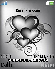   Sony Ericsson 176x220 - Black Heart