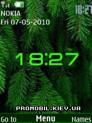   Nokia Series 40 - Green clock