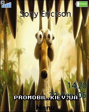 Тема для Sony Ericsson 240x320 - Ice Age