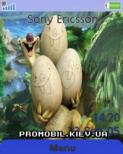Тема для Sony Ericsson 240x320 - Ice Age 2