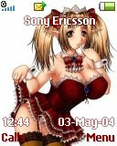   Sony Ericsson 128x160 - Sexy Anime