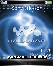   Sony Ericsson 240x320 - Blue Walkman
