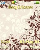   Sony Ericsson 128x160 - Brown abstract