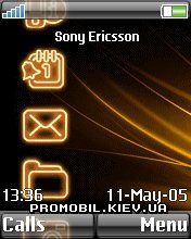   Sony Ericsson W660i - Animated Manu