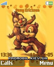   Sony Ericsson S312 - Chip N Dale
