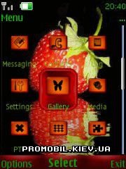   Nokia Series 40 - Strawberry