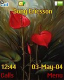   Sony Ericsson 128x160 - Love flowers