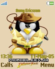   Sony Ericsson 176x220 - Indiana Jones Toon