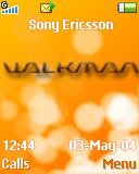   Sony Ericsson 128x160 - Orange Walkman
