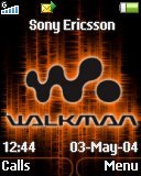   Sony Ericsson 128x160 - Orange Walkman