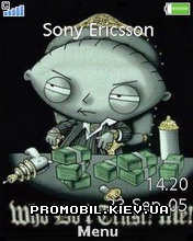 Тема для Sony Ericsson 240x320 - Stewie