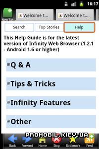 Infinity Web Browse  Android