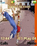 Тема для Sony Ericsson 128x160 - Break dance