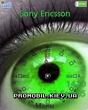   Sony Ericsson 240x320 - Eye Clock