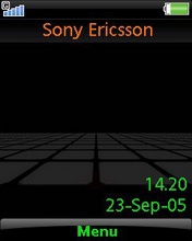   Sony Ericsson 240x320 - Menu